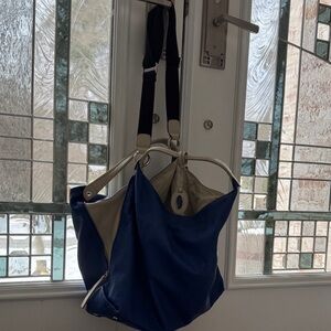 Furla Blue and Cream Bag